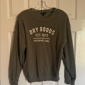 Dry Goods Olive Crewneck Men's Sweater